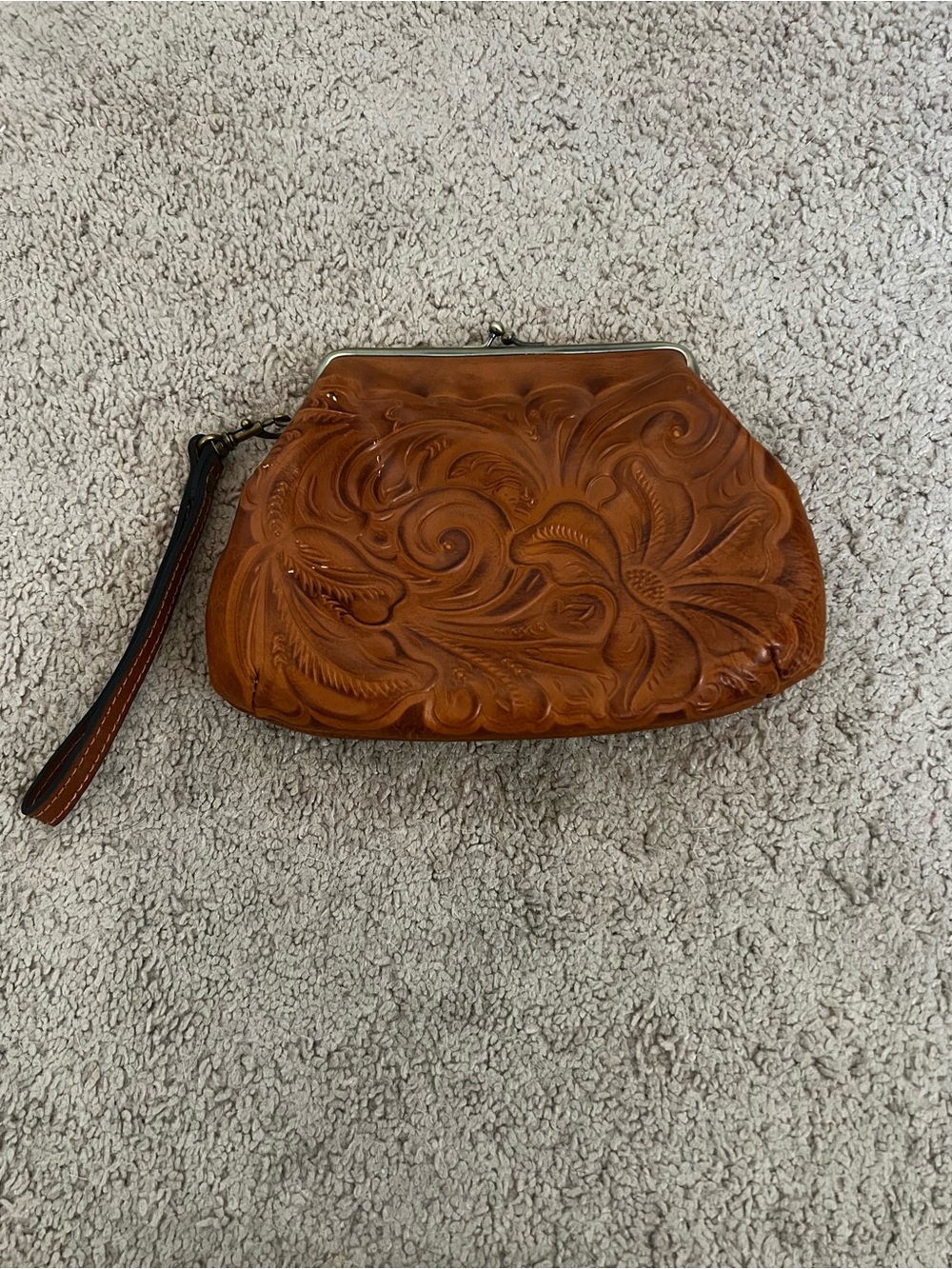 Patricia Nash Leather Wristlet Clutch